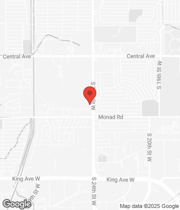 Map of 316 South 24th Street West Billings, MT 59102